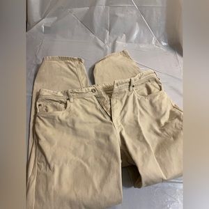 Mens Orvis Beige Jeans - Sz 38x32 - EUC